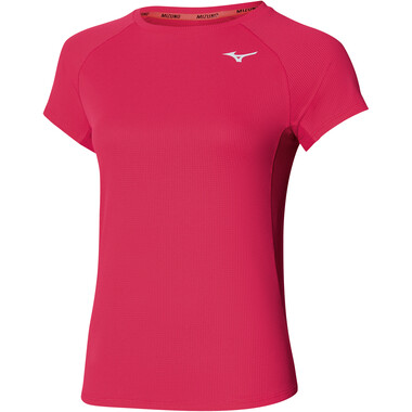 MIZUNO DRYAEROFLOW Women's Short-Sleeved T-Shirt Red 0